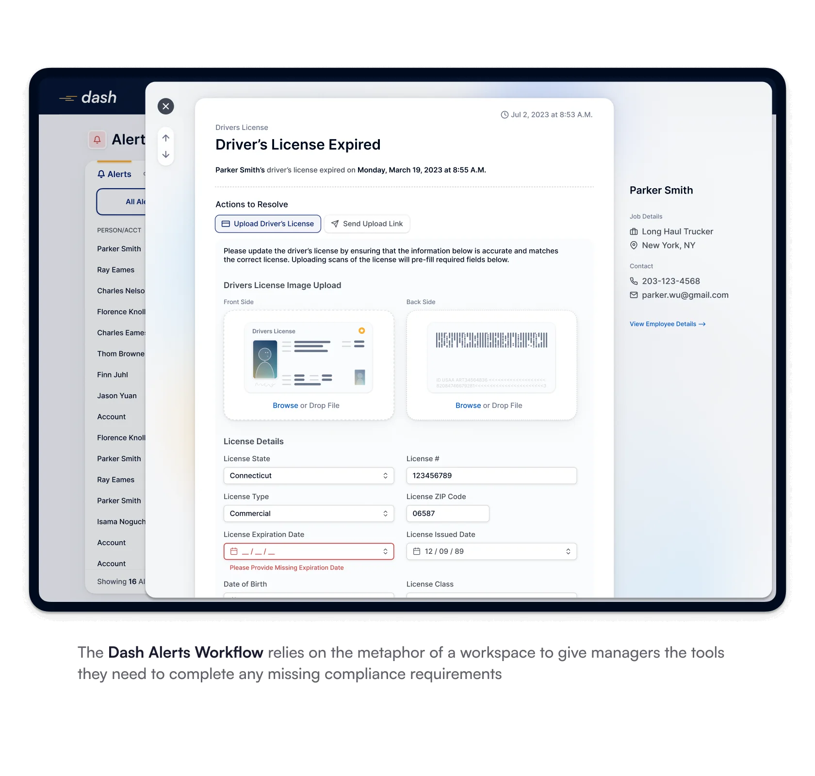 Alerts Workspace