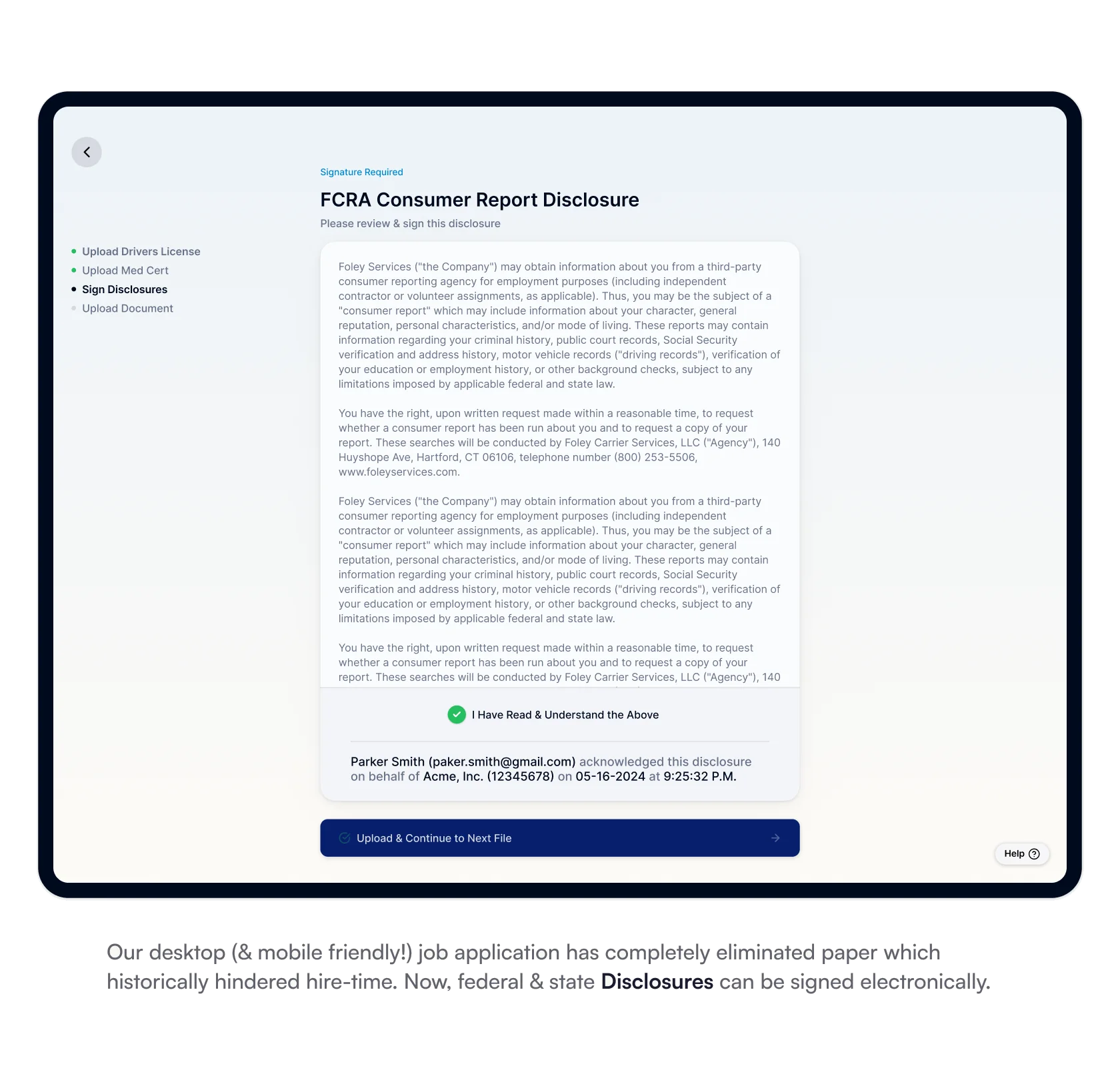 Disclosures