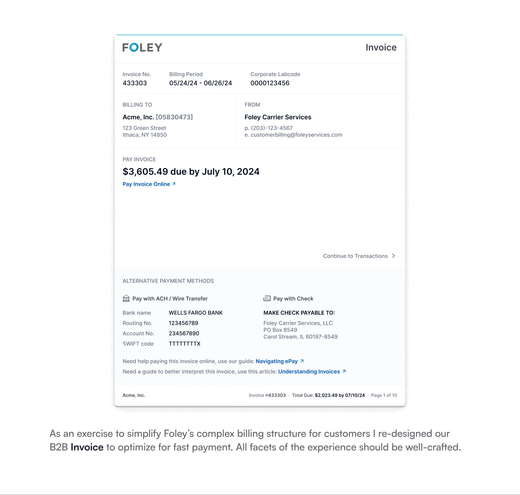 Invoice