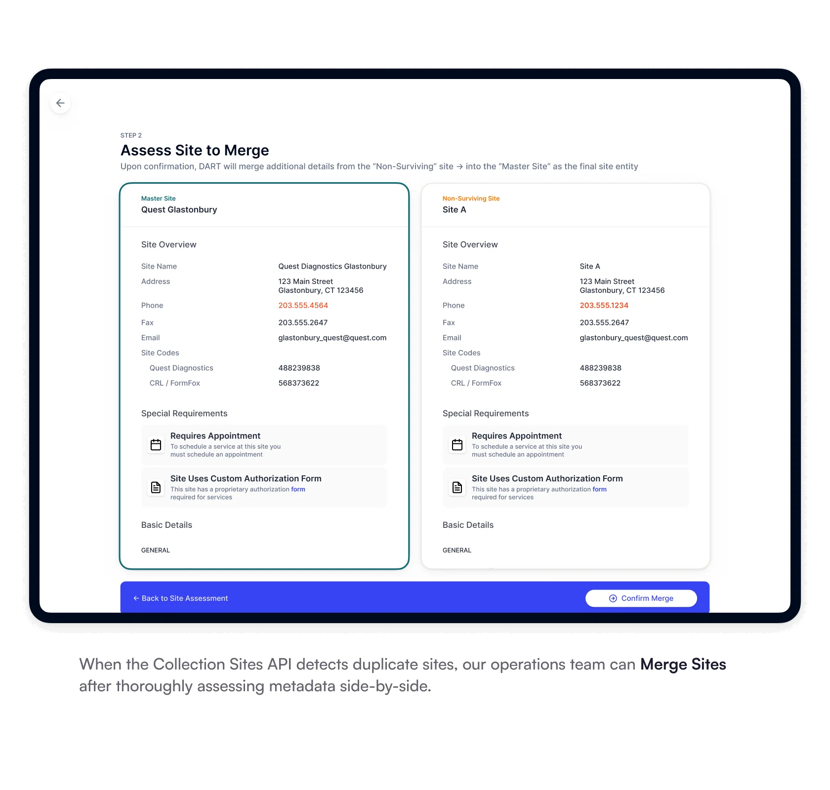 Merge Sites